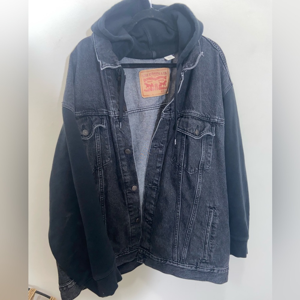 Levi’s Denim Trucker Jacket with Hood 5xl